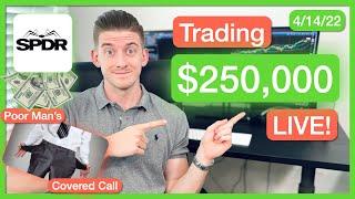 How To CORRECTLY Trade The Poor Man's Covered Call (PMCC) | LIVE OPTIONS TRADING (4/14/22)