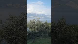 Beautiful view of Lake Garda from Crero - Lake Garda, Italy