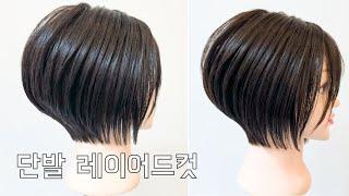 단발 레이어드컷 #haircut 수성헤어 #수성원장