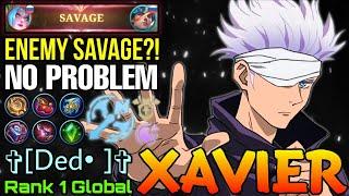 Enemy SAVAGE?! No Problem! Xavier Carry The Game - Top 1 Global Xavier by [Ded• ] - Mobile Legends