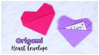 DIY Origami Heart Envelope Tutorial | Handmade Valentine's Day Craft