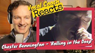 Vocal Coach REACTS - Linkin Park 'Rolling in the Deep' (Adele Cover)