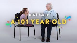 Kids Meet a 101 Year Old | Kids Meet | HiHo Kids