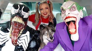 Super Villains Surprise Kakoa With Dancing Car Ride!