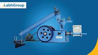 Mechanical biomass briquetting machine | Mechanical punch type briquetting machine | Labh Group