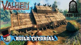 Valheim - How to Build a Viking Longhouse (starter base tutorial)