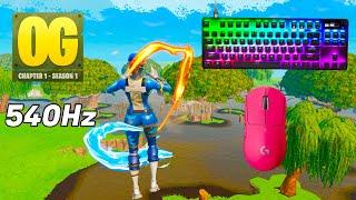 SteelSeries Apex Pro TKL ASMR  Fortnite OG Solo Gameplay  Satisfying Keyboard Fortnite 360 FPS 4K