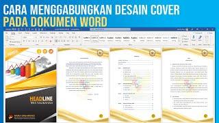 Cara Masukin Cover pada Word | Agar Heder Footer tidak muncul di Halaman Cover