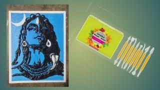 lord Shiva art with modling clay #modlingclay