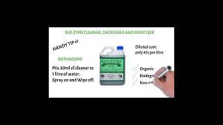 Bio-zyme Cleaner: How to clean bathrooms