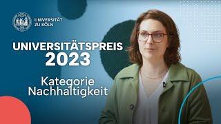 Universitätspreis 23 // Nachhaltigkeit - Prof.in. Dr. Beate Müller