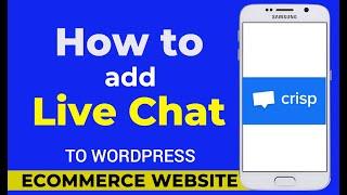 HOW TO ADD LIVE CHAT IN ECOMMERCE WEBSITE (WORDPRESS)