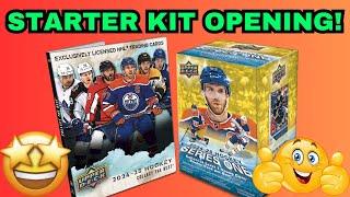 2024-25 UPPER DECK STARTER KIT AND SERIES 1 BLASTER BOX OPENING! HOT OR NOT!?