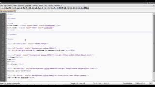 How to make your own simple website using Notepad++ | Part 2 Your Webpage Layout