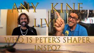 Any Kine Live: Peter spills where he's been getting board inspo, Kaipo speaks Ye. Sneak peak new ep!