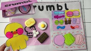 [paper diy] CRUMBL COOKIES  Tutorial | making cookies  종이놀이 asmr 쿠키 만들기