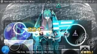 Hatsune Miku: Project DIVA (PSP) - The Disappearance of Hatsune Miku Hard Perfect