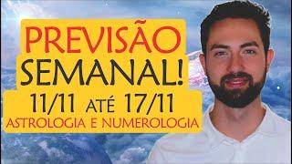 ️PREVISÃO Semanal 11/11 - 17/11: Semana de PORTAL e LUA CHEIA! | Astrologia e Numerologia