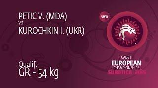 Qual. GR - 54 kg: V. PETIC (MDA) df. I. KUROCHKIN (UKR), 8-8