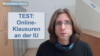 Ich teste eine Online-Klausur der IU (bisher: IUBH) mit Proctor Überwachung