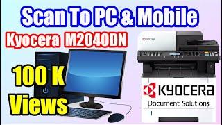 Kyocera 2040dn and 2540dn Scan To PC And Mobile