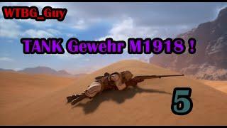 BattleField1 │ Tankgewehr M1918 Gameplay Highlights { 5 }  !  ( No Commentary )