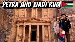 PETRA Jordan is out of this world! | Wadi Rum desert safari with kids