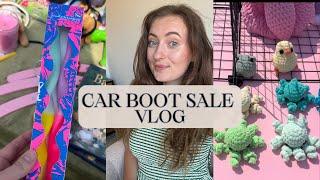 Car Boot Sale Vlog | Haul Under £20 | Car Boot Sale Haul | UK Car Boot