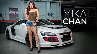 Mika Chan with Audi R8 for Hypertune Magazine