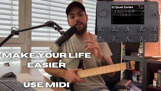 Get the most out of your QUAD CORTEX by using MIDI