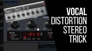 Vocal Distortion Stereo Mix Trick - RecordingRevolution.com