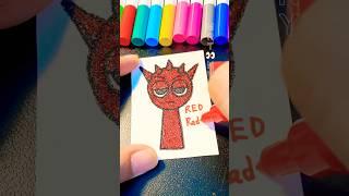 Red (Raddy) from Incredibox Sprunki #shortsdrawing #incrediboxsprunki #raddy #youtubehighfive