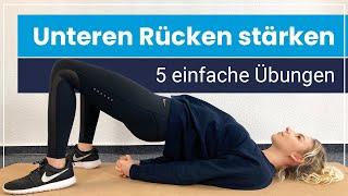 Stärke Deinen unteren Rücken ️ 5 einfache Übungen gegen Schmerzen!