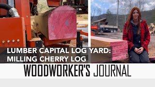 Milling a Cherry Tree with Lumber Capital Log Yard