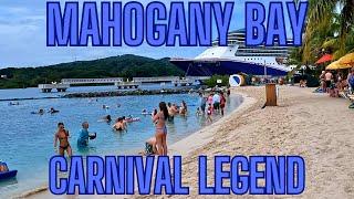 Touring the Port of Mahogany Bay Honduras from the Carnival Legend Cruise