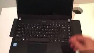 How to dock the acer travel mate p648