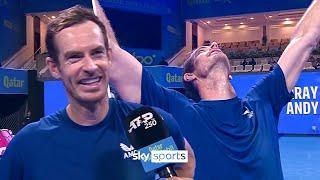 Andy Murray's BRILLIANT reaction to his first win of 2024 