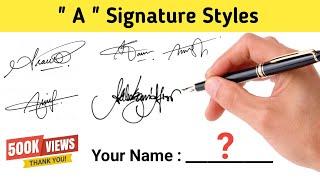 ️A Signature Style | Signature Style Of My Name  | How To Create My Own Signature