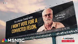 'I won't vote for a convicted felon': Anti-Trump billboards target swing voters