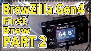 BrewZilla Gen4 First Brew - PART 2 - Boil, Chill and Clean - Generation 4