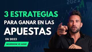  3 MEJORES ESTRATEGIAS  para GANAR APUESTAS DEPORTIVAS  [2025]