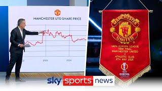 Manchester United's share price has fallen after their Europa League final defeat