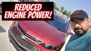 Reduced Engine Power and 4 codes on a 2018 Chevy Malibu.
