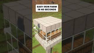 Easy Iron Farm 1.20/1.19 in Minecraft