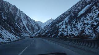 Дорога из Бишкека в Ош (Киргизия). Через горы и долины / Road from Bishkek to Osh (Kyrgyzstan)