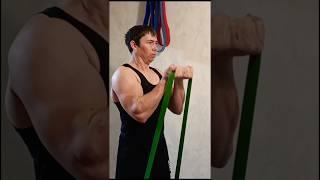 biceps workout at home with resistance band| #homeworkout #motivation #sports