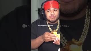 Fanum eats jamaican food  #amp #comedy #brucedropemoff #funny #fanum #kaicenat #food #streamer