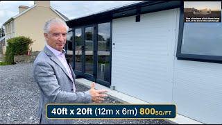 800sq/ft Modular Home - Fully Completed for €95,000 - Steeltech Modular Homes