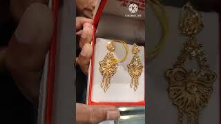 P.C.CHANDRA jewellery#Latest gold earrings @sanjupc37exclusive desig collection @gold#shorts