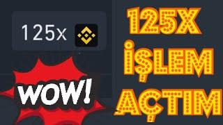 125X FUTURES İŞLEM AÇTIM ! BINANCE BTC İLE BİRKAÇ SANİYEDE KAZANMAK VEYA LİKİDİTE binance vadeli